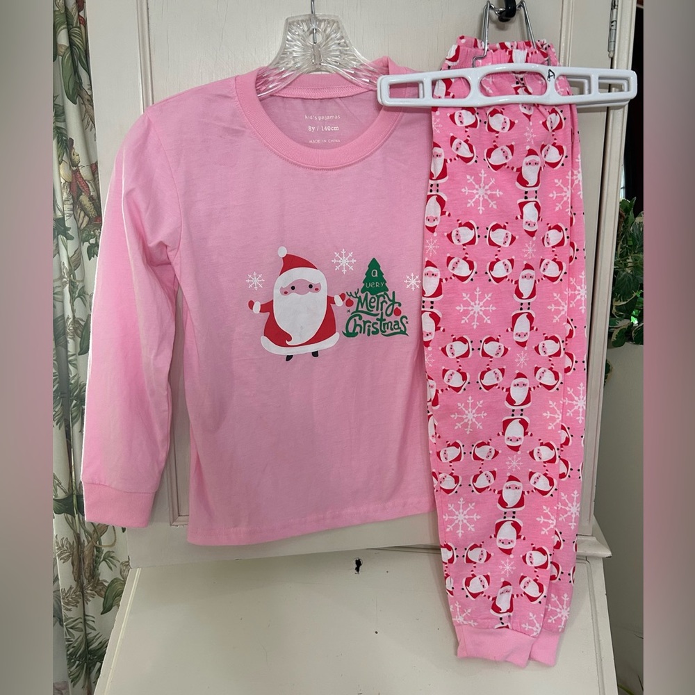 Christmas pajamas for little girls size 8yrs